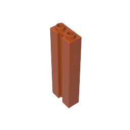 Brique spéciale 1 x 2 x 5 avec rainure-MyGobricksFr
