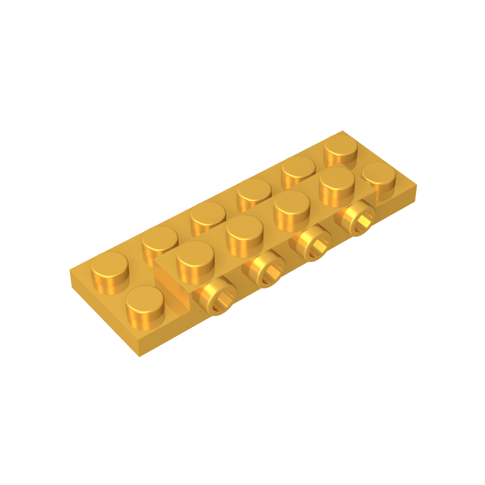Plaque Spéciale 2 x 6 x 2/3 [Quatre Goujons sur le Côté]-MyGobricksFr
