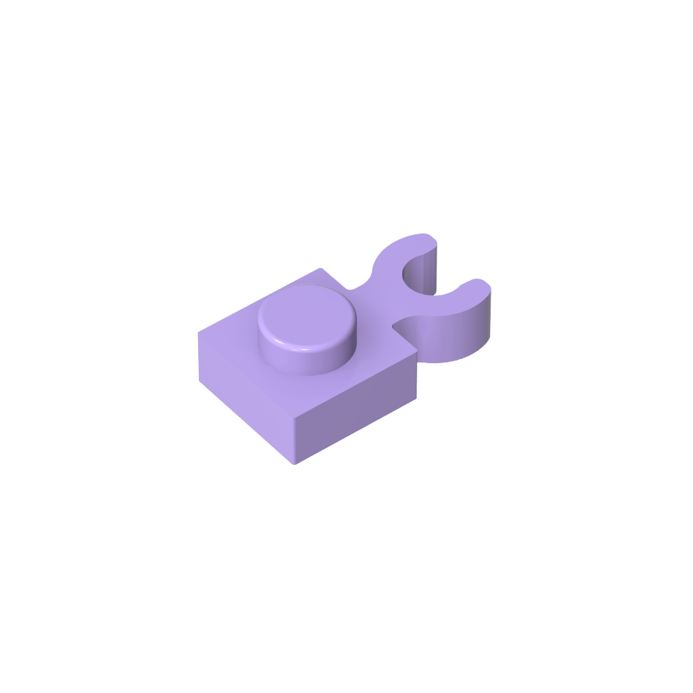 Plaque spéciale 1 x 1 avec clip vertical [Clip en U épais]-MyGobricksFr