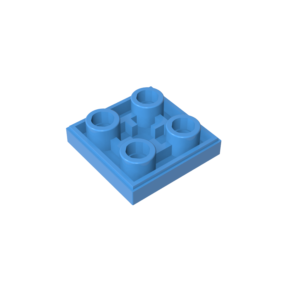 Tuile spéciale 2 x 2 inversée-MyGobricksFr
