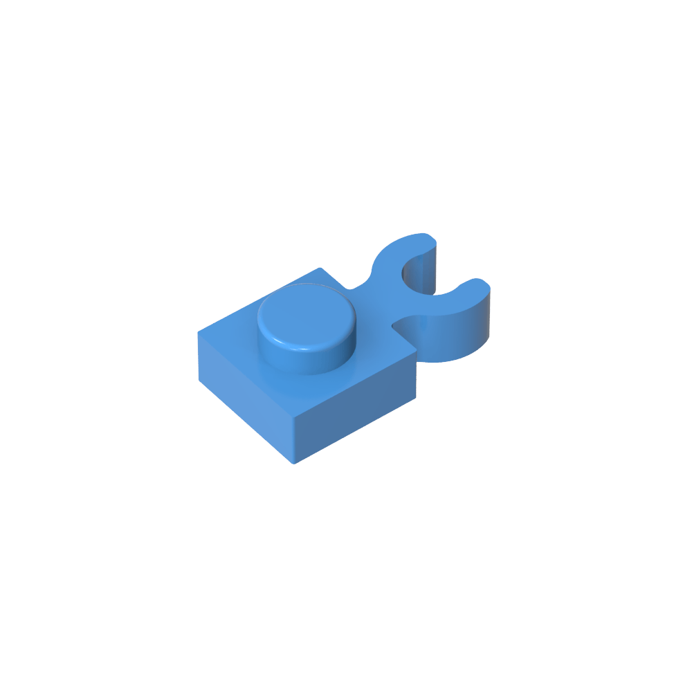Plaque spéciale 1 x 1 avec clip vertical [Clip en U épais]-MyGobricksFr