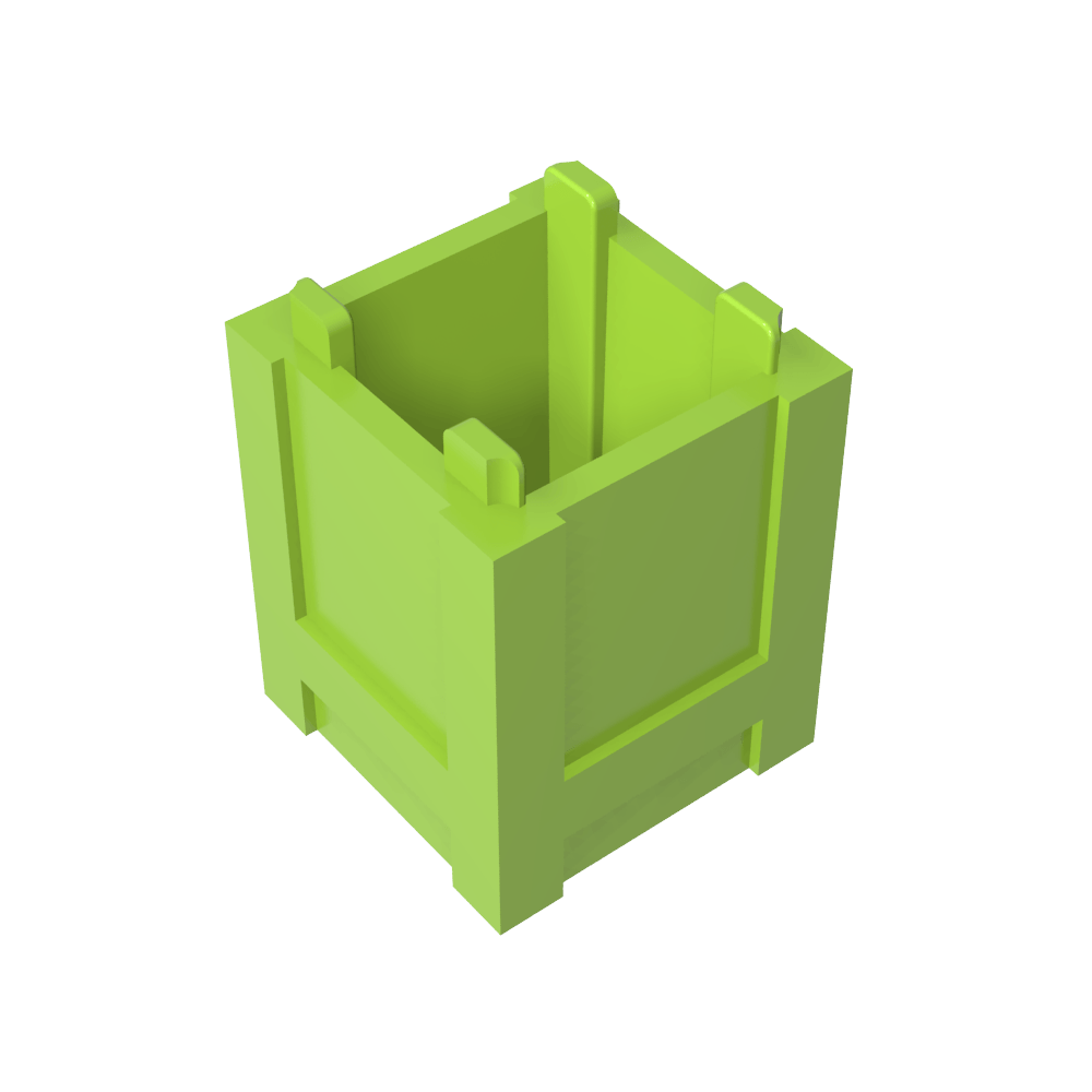 Boîte de rangement 2 x 2 x 2 - Ouverture sur le dessus-MyGobricksFr