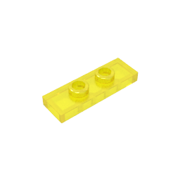 Plaque spéciale 1 x 3 avec 2 goujons rainurés et porte-goujons intérieur (cavalier)-MyGobricksFr