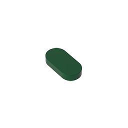 1x2 oval light panel