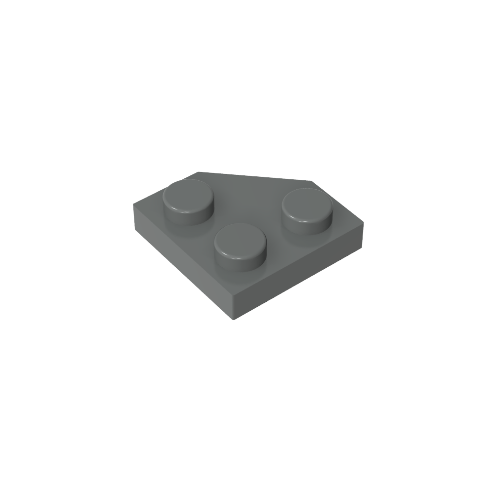 Plaque en coin 2 x 2 Coin coupé-MyGobricksFr
