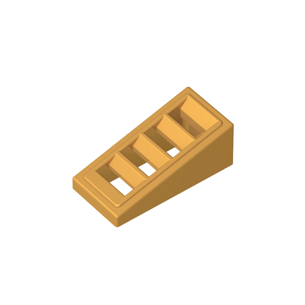 Pente 18° 2 x 1 x 2/3 avec 4 fentes-MyGobricksFr
