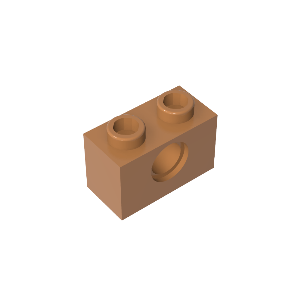 Brique technique 1 x 2 [1 trou]-MyGobricksFr