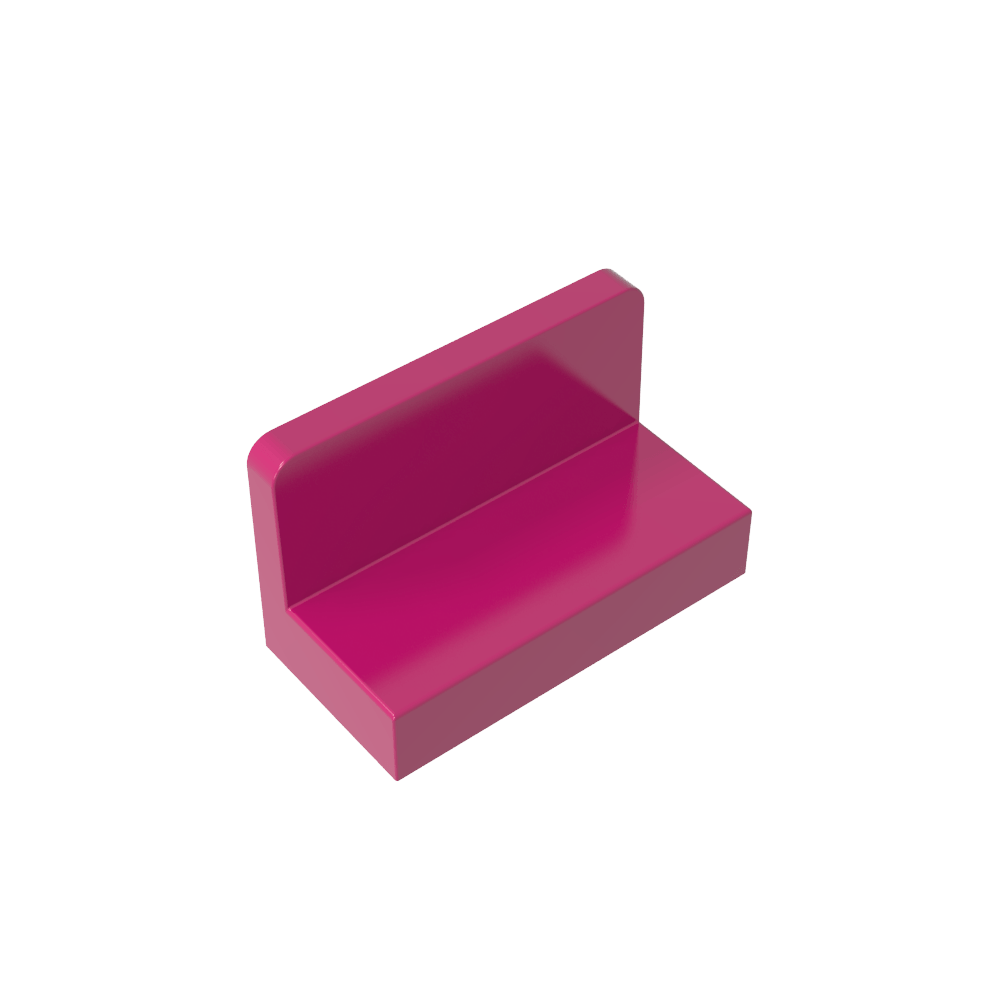 Panneau 1 x 2 x 1 [Coins carrés]-MyGobricksFr