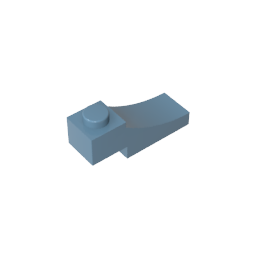 Brique incurvée 3 x 1 avec découpe inversée 2/3-MyGobricksFr