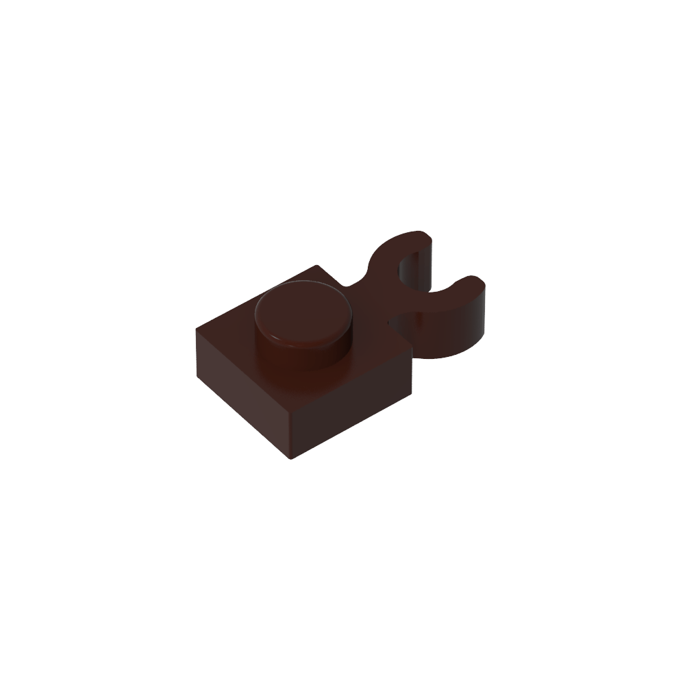 Plaque spéciale 1 x 1 avec clip vertical [Clip en U épais]-MyGobricksFr