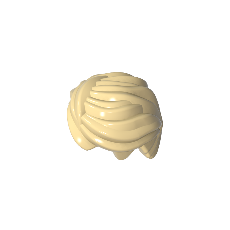 Cheveux de figurine de garçon