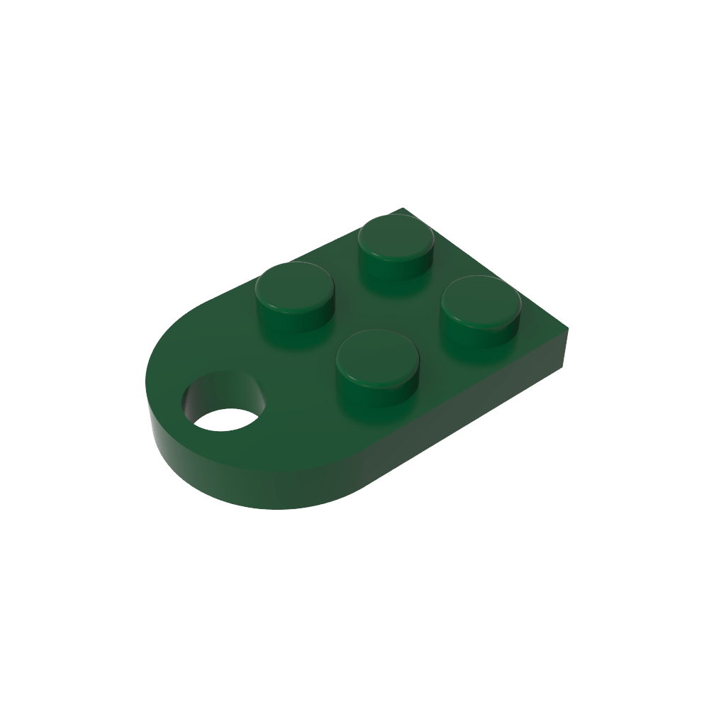 assiette Spécial 3 x 2 avec trou-MyGobricksFr