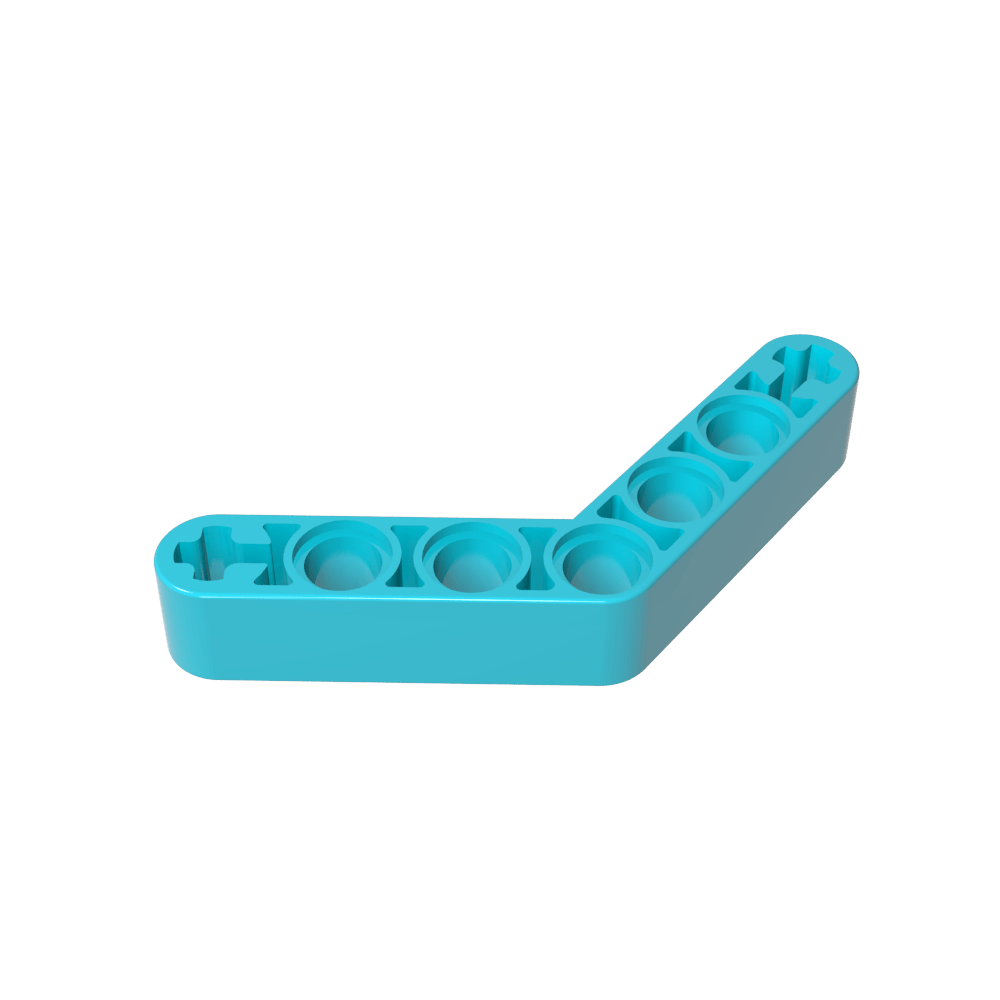 Poutre Technic 1 x 7 courbée (4 - 4) Épaisseur-MyGobricksFr