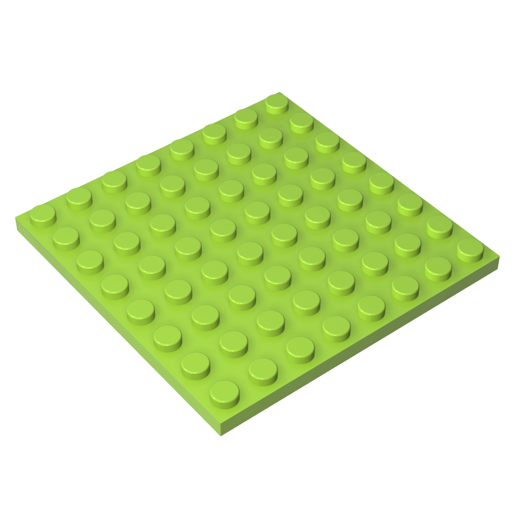 Assiette 8 x 8-MyGobricksFr