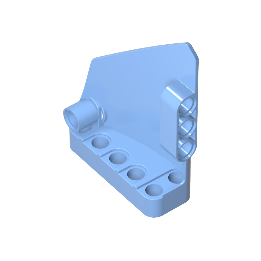 Carénage de panneau Technic n° 14 Grand court lisse, côté B-MyGobricksFr