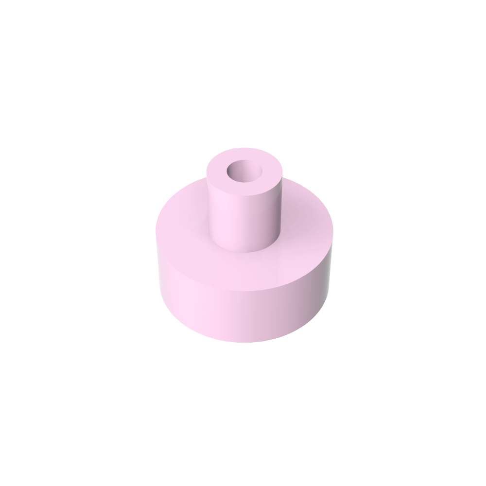Carreau rond 1 x 1 avec barre creuse-MyGobricksFr