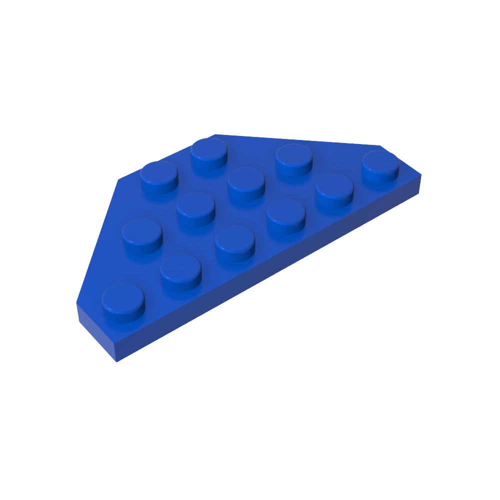Plaque en coin 3 x 6 Coins coupés-MyGobricksFr