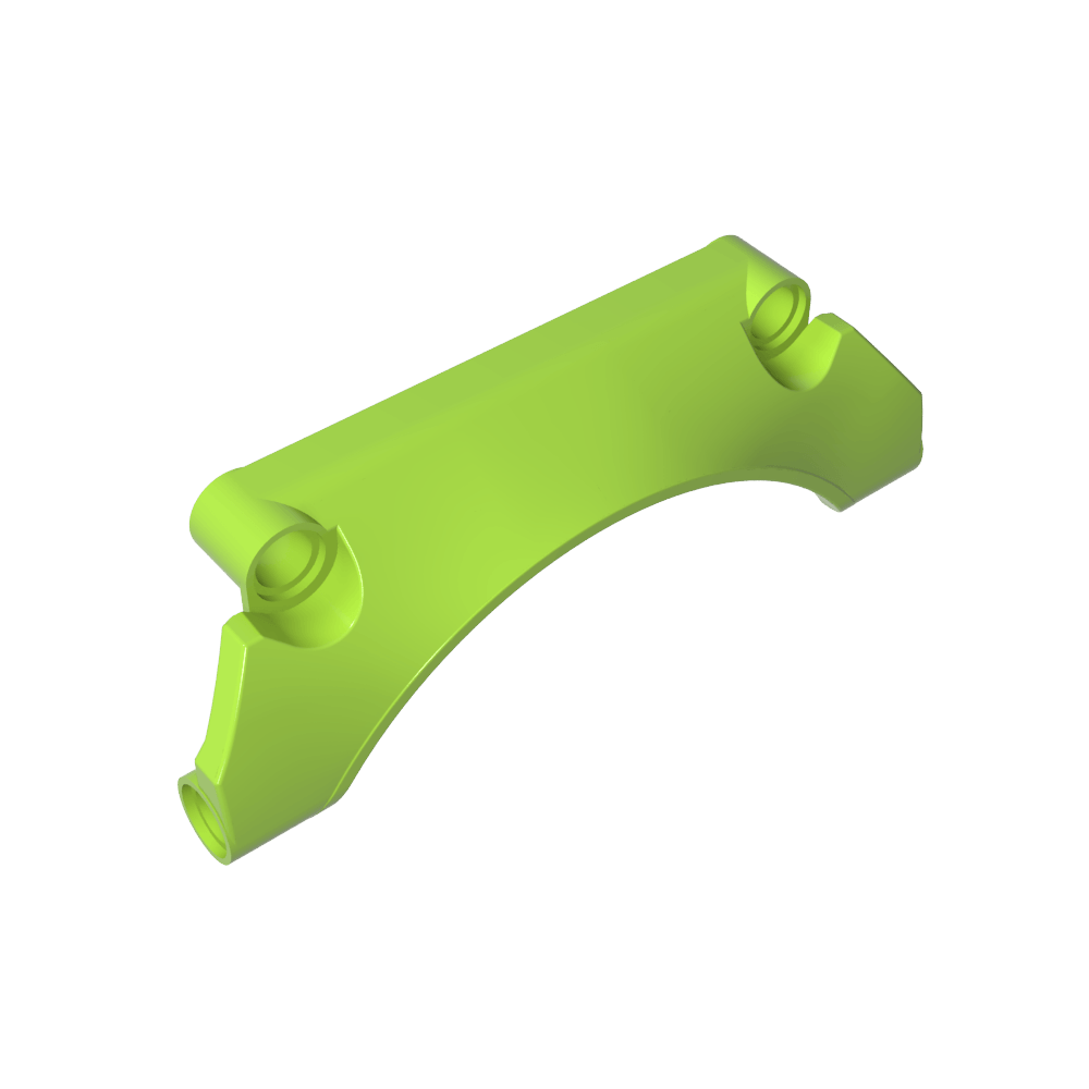 Garde-boue de voiture Technic en panneau arqué 3 x 9 x 2-MyGobricksFr