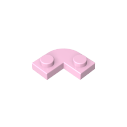 Plaque, coins arrondis 2 x 2 avec découpe 1 x 1-MyGobricksFr