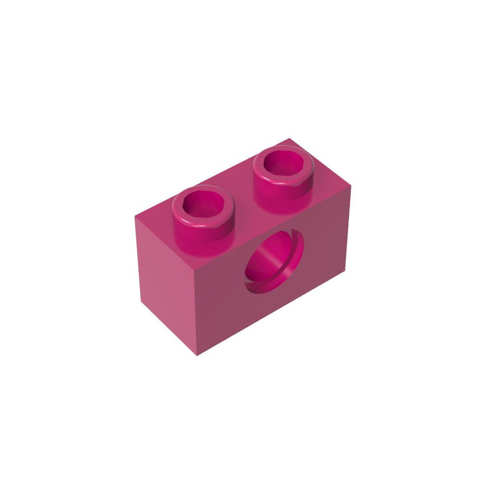 Brique technique 1 x 2 [1 trou]-MyGobricksFr