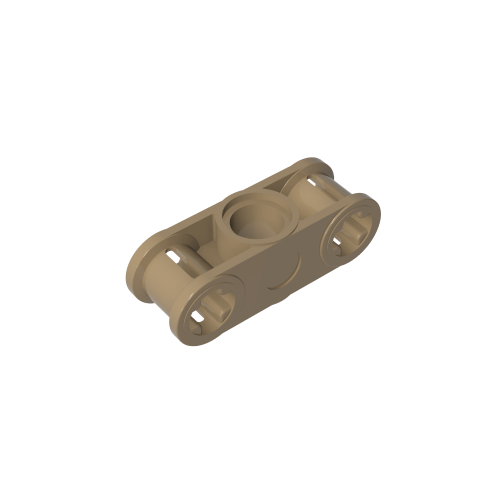 Axe et connecteur à broche Technic perpendiculaire 3L avec trou de broche central-MyGobricksFr