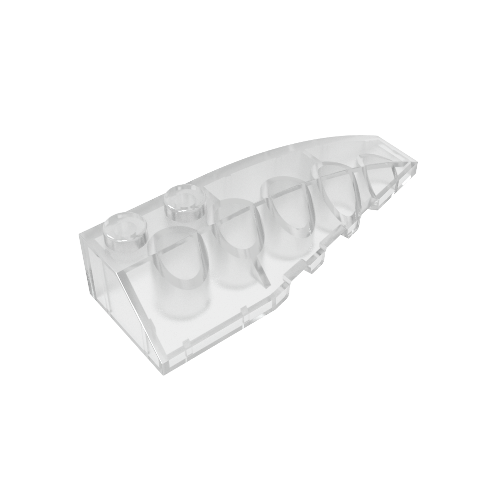 Coin incurvé 6 x 2 Droite-MyGobricksFr