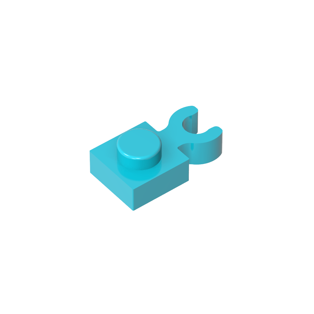 Plaque spéciale 1 x 1 avec clip vertical [Clip en U épais]-MyGobricksFr