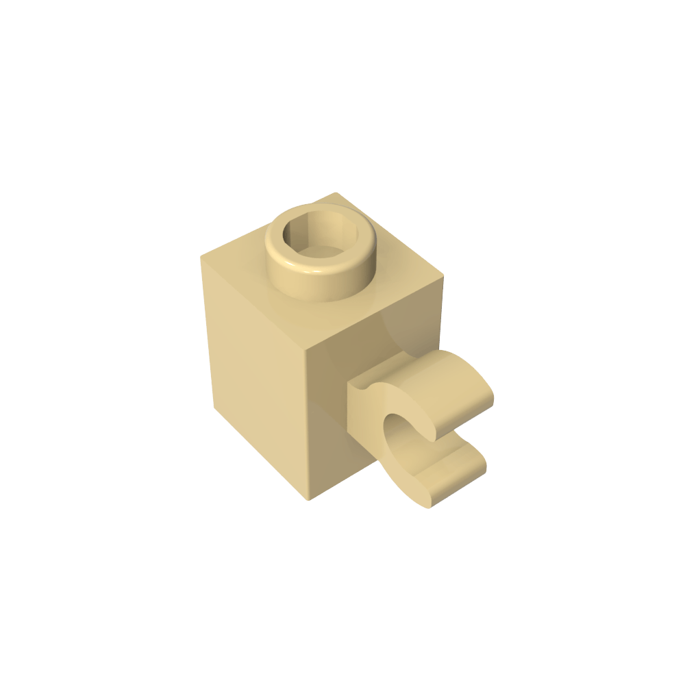 Brique spéciale 1 x 1 avec clip horizontal-MyGobricksFr
