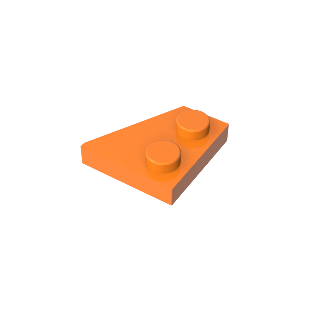 Plaque en coin 2 x 2 gauche-MyGobricksFr