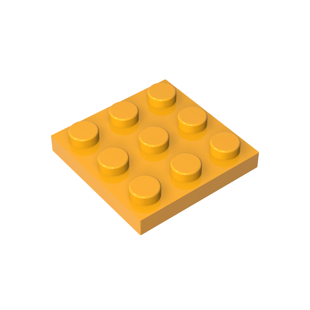 Assiette 3 x 3-MyGobricksFr