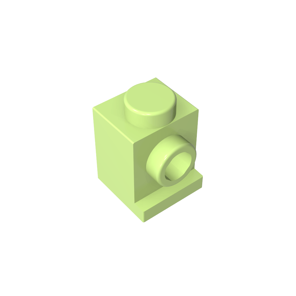 Brique spéciale 1 x 1 avec phare et sans fente-MyGobricksFr