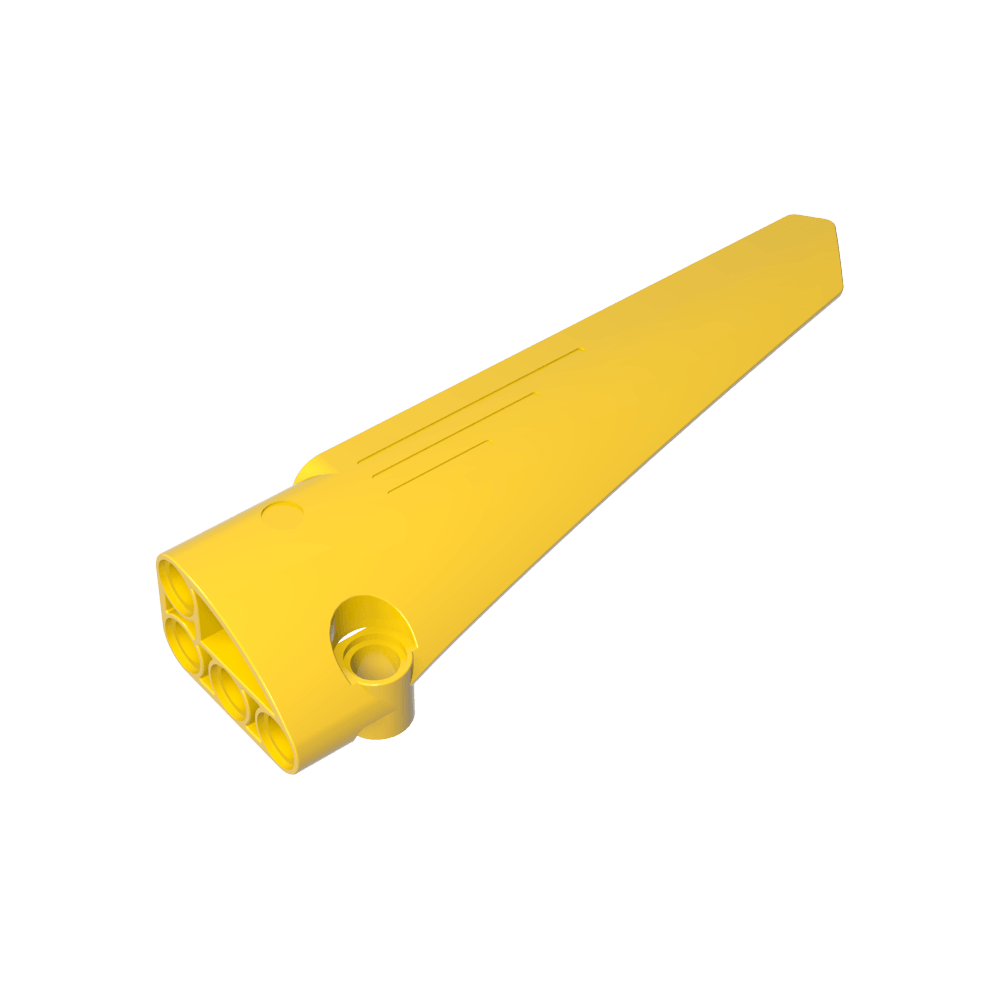 Carénage de panneau Technic n° 6 Long et lisse, côté B-MyGobricksFr