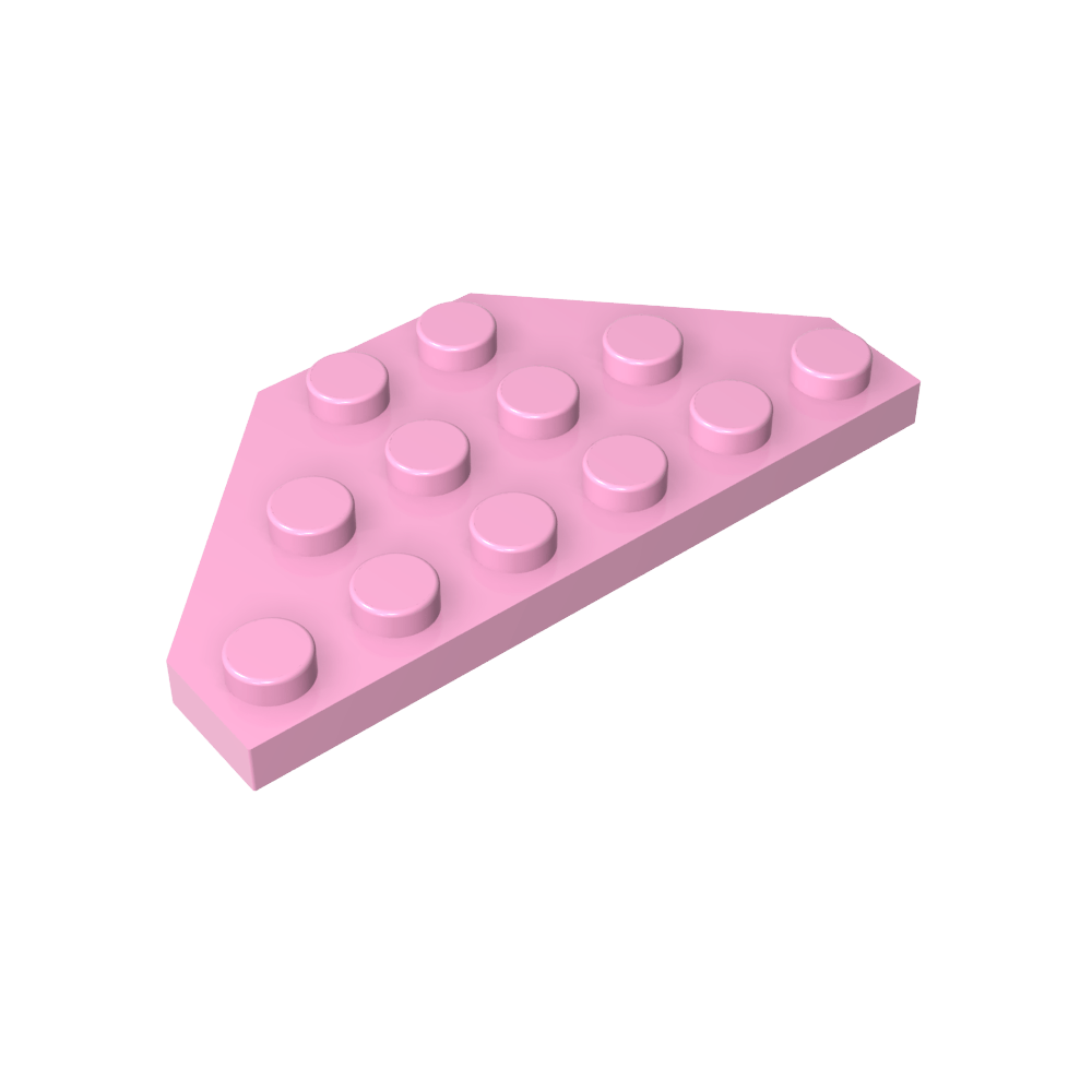 Plaque en coin 3 x 6 Coins coupés-MyGobricksFr