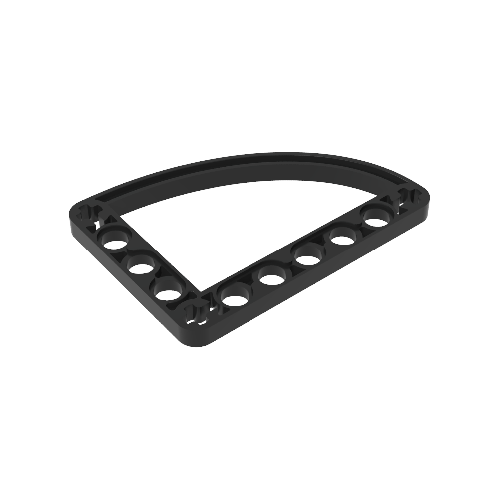 Poutre Technic 5 x 7 en forme de L avec quart d'ellipse fine-MyGobricksFr