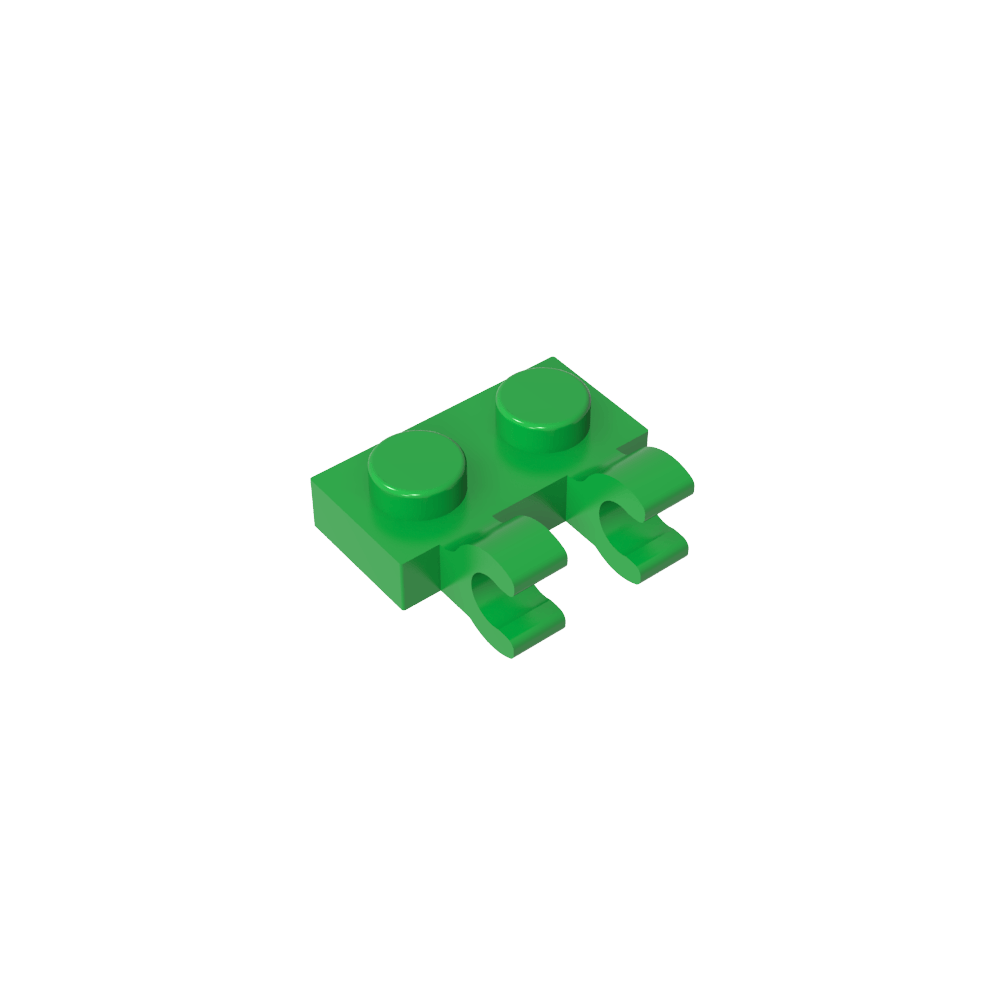 Plaque spéciale 1 x 2 avec clips horizontaux [clips en U épais]-MyGobricksFr