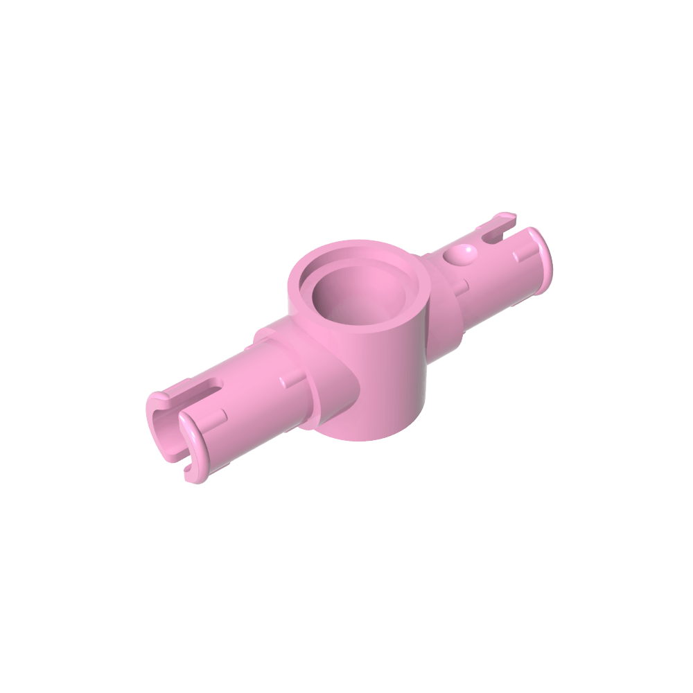 Connecteur Technic à 2 broches avec rainures de friction longitudinales [Grands trous carrés pour les broches]-MyGobricksFr