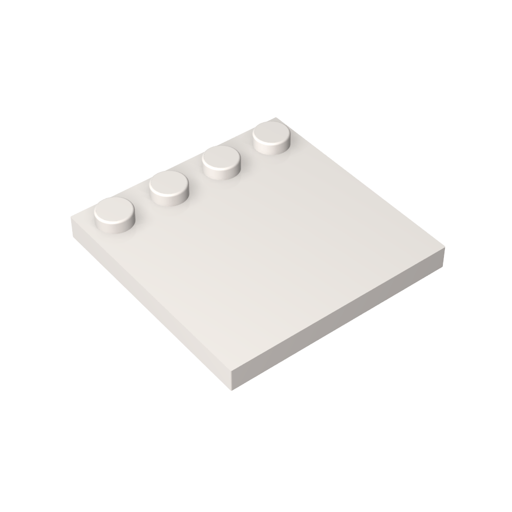 Plaques spéciales 4 x 4 avec goujons sur un bord [Lisse]-MyGobricksFr