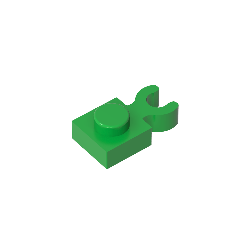 Plaque spéciale 1 x 1 avec clip vertical [Clip en U épais]-MyGobricksFr
