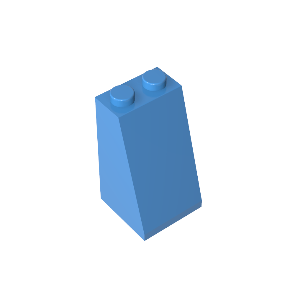 Pente 75° 2 x 2 x 3 [Montants creux]-MyGobricksFr