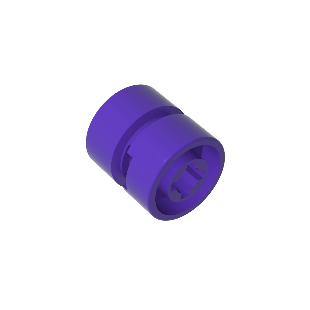 Roue 11 x 12 avec trou cranté pour axe de support de roue-MyGobricksFr
