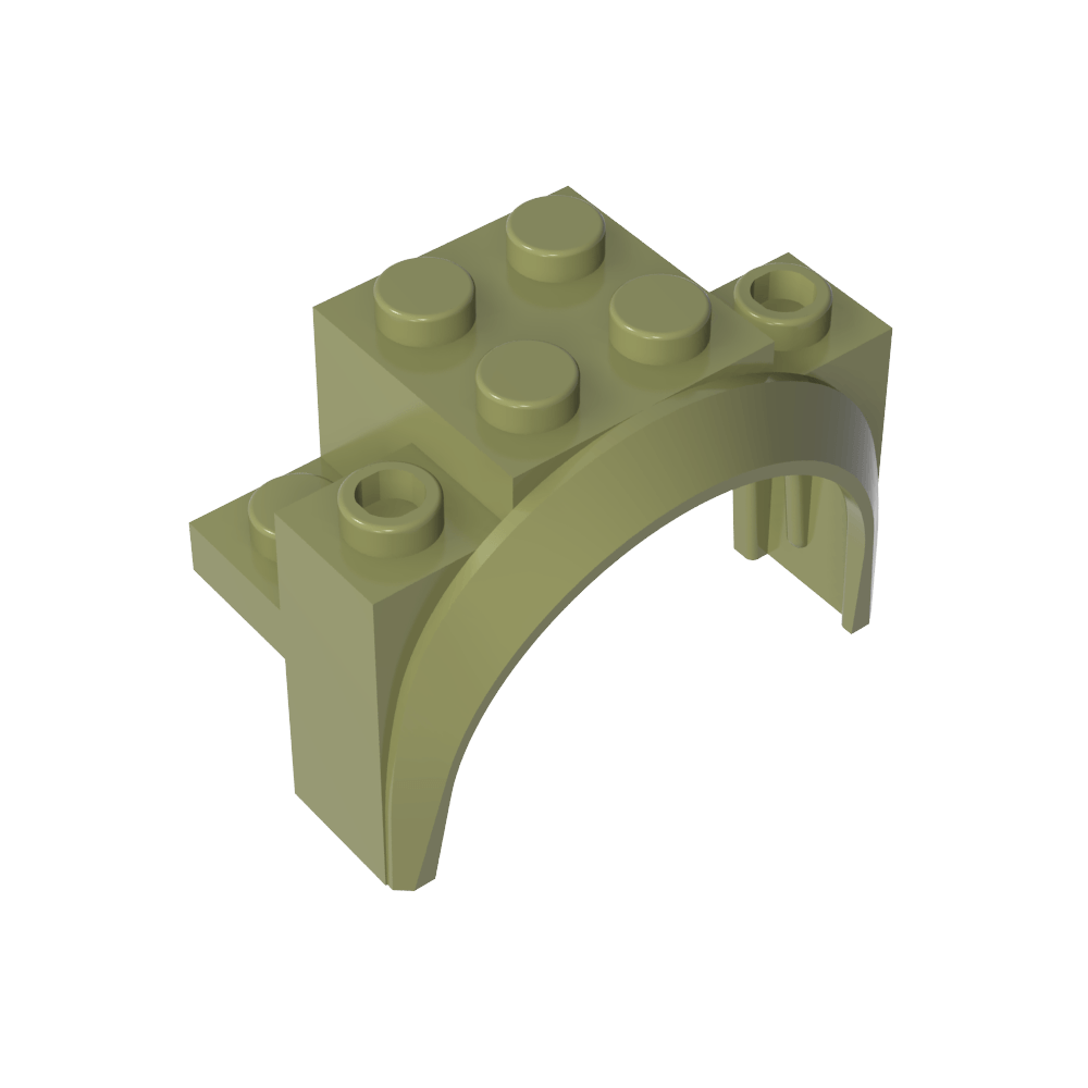 Passage de roue, garde-boue 4 x 2 1/2 x 2 1/3-MyGobricksFr