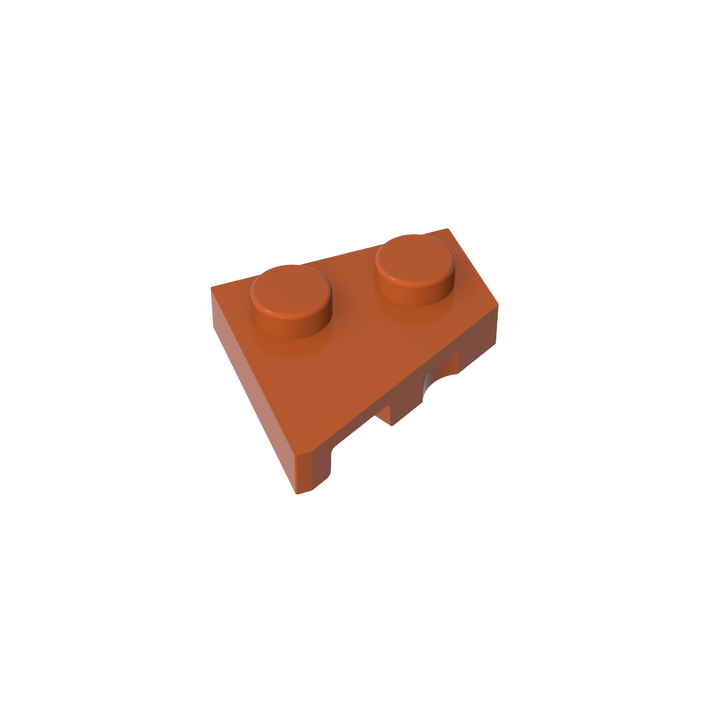 Plaque en coin 2 x 2 droite-MyGobricksFr