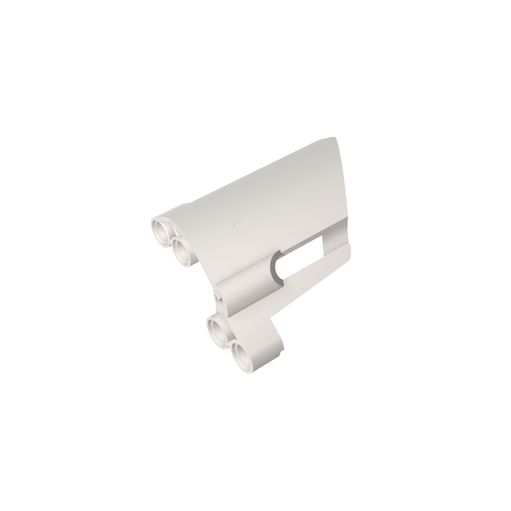 Carénage de panneau Technic n° 22 Grand court, petit trou, côté A-MyGobricksFr