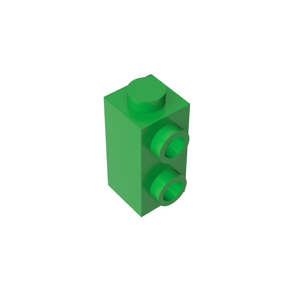 Brique spéciale 1 x 1 x 1 2/3 avec tenons sur 1 côté-MyGobricksFr