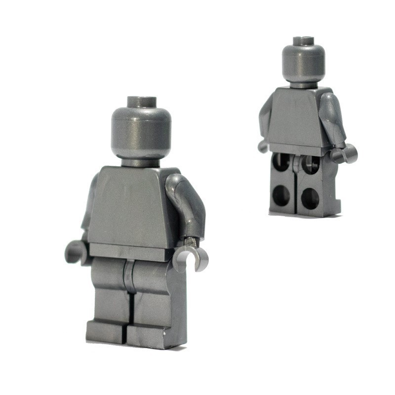 Figurines de blocs de construction de couleur unie, compatibles avec les blocs de construction universels de petite taille et de couleur unie, accessoires de base murale en blocs de construction Trendy Moc (Multi-Création).