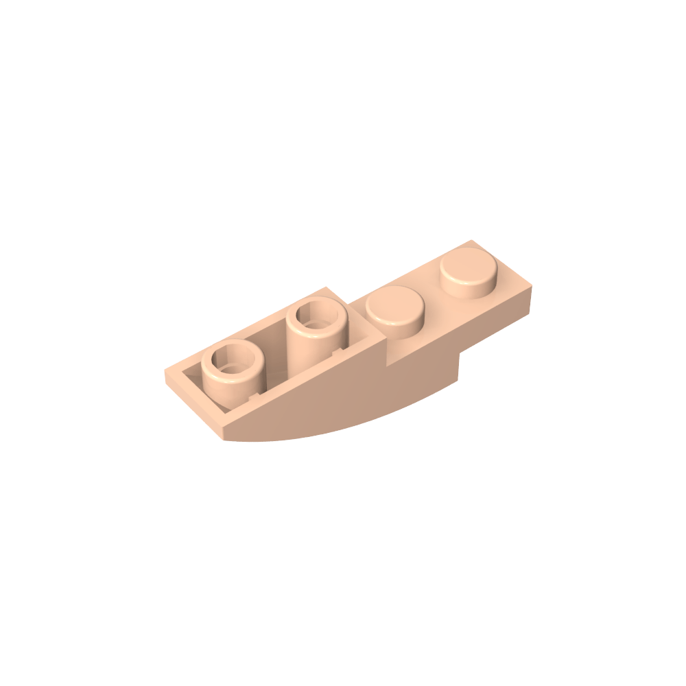 Pente Courbe 4 x 1 Inversée-MyGobricksFr