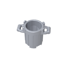 Poubelle avec 4 supports de couvercle-BricksBulk.Fr