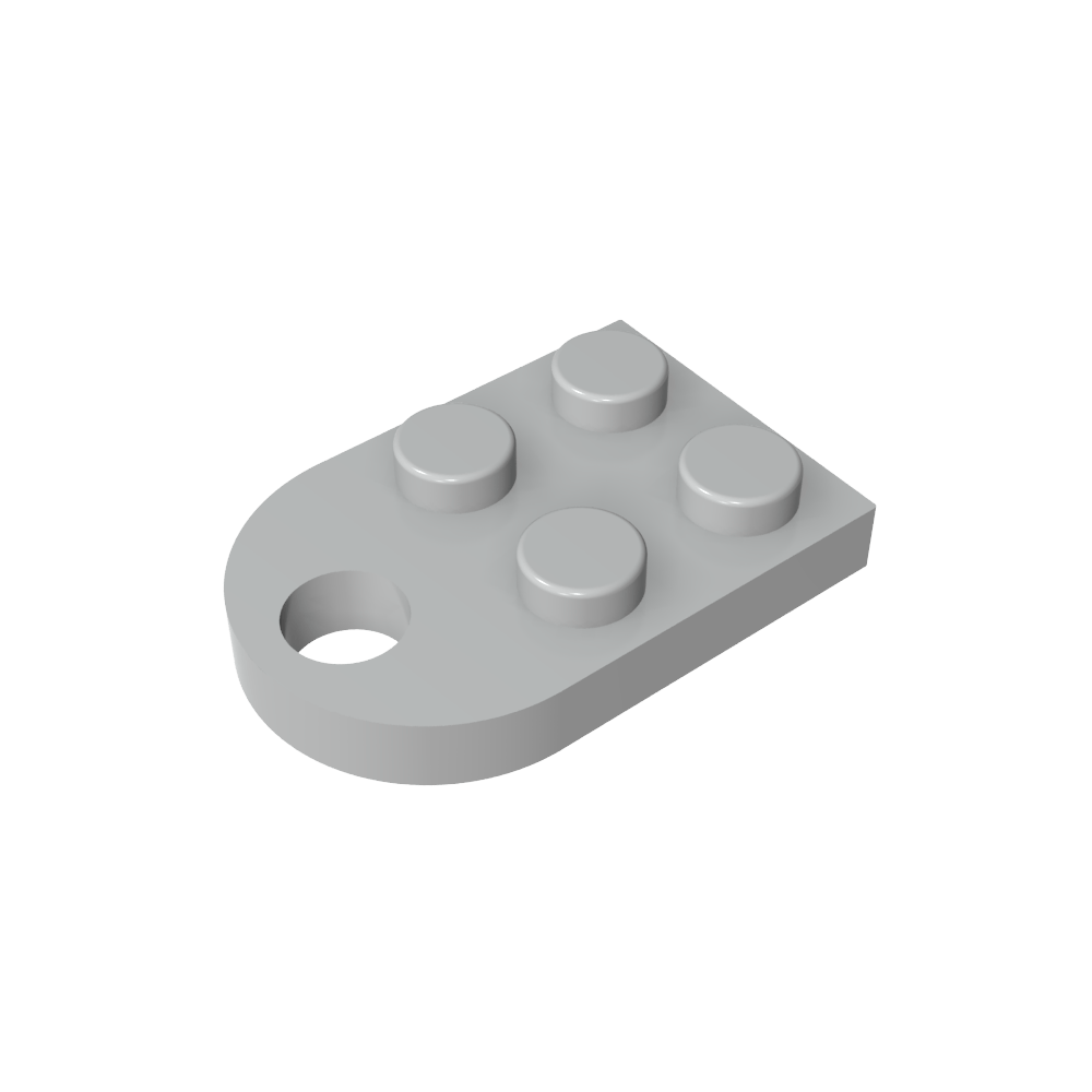 assiette Spécial 3 x 2 avec trou-MyGobricksFr