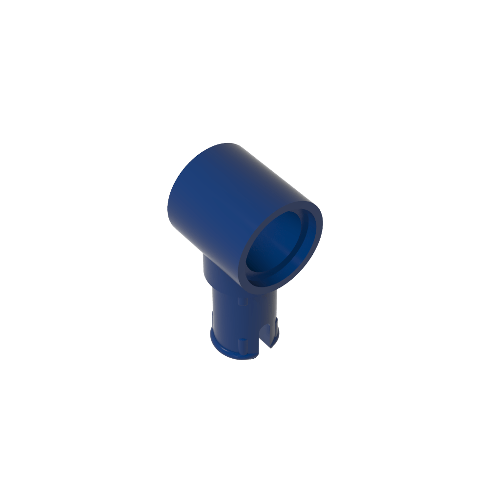 Connecteur Technic à 1 broche avec rainures de friction dans le sens de la longueur-MyGobricksFr