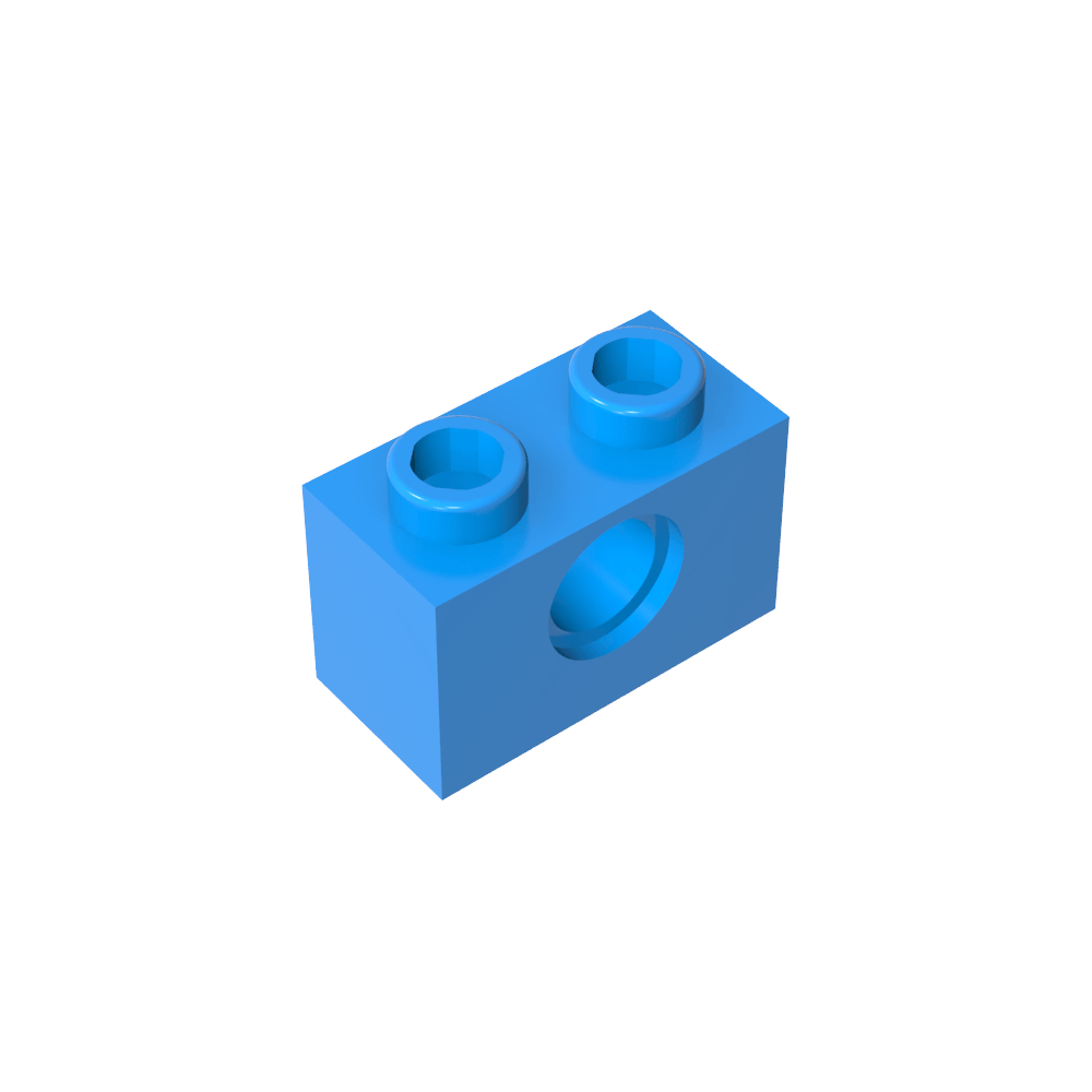 Brique technique 1 x 2 [1 trou]-MyGobricksFr